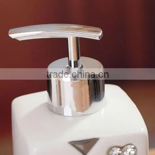square ceramic bathroom set