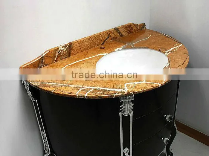 European Style Classical Bathroom Vanity, Vintage Black Color Vanity Unit,Quality Customized Vanities For Bathroom(BF08-4068)