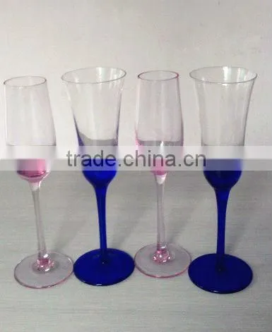 Crystal white wine glass,stemless wine glass
