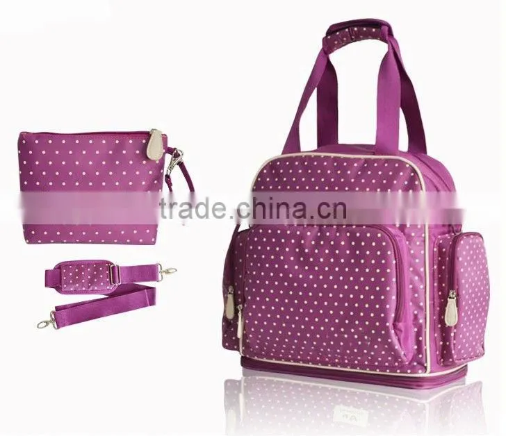 Cute Pink Pots Diaper Backpack