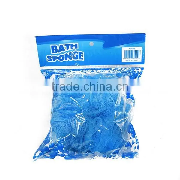 Hot Sale Colorful Round Mesh Pouf Bath Sponge