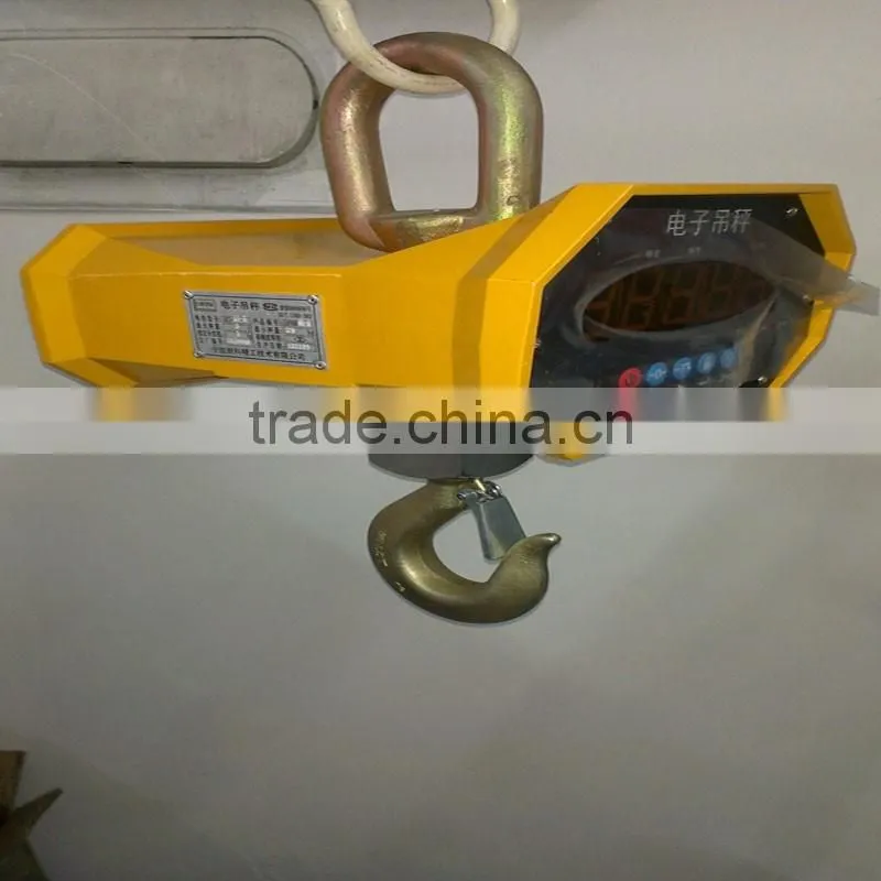 OCS-SW Steel case electronic Wireless digital weighing crane scale with printer