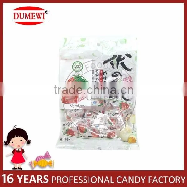 Chocolate Center Filled Soft Candy Milk Chewy Candy