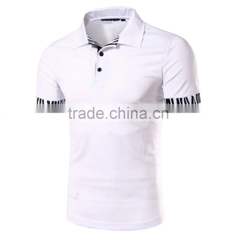 Promotion online shopping casual plain blank sports gym wear white mens polo shirt comfort colors t-shirts