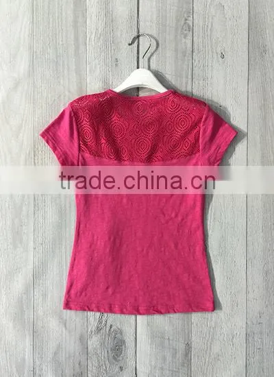 2016 new little girl boutique clothing t-shirt