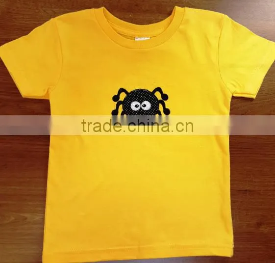 Boys stylish t-shirt boy's Halloween Pumpkin letter printed latest design fall t-shirts