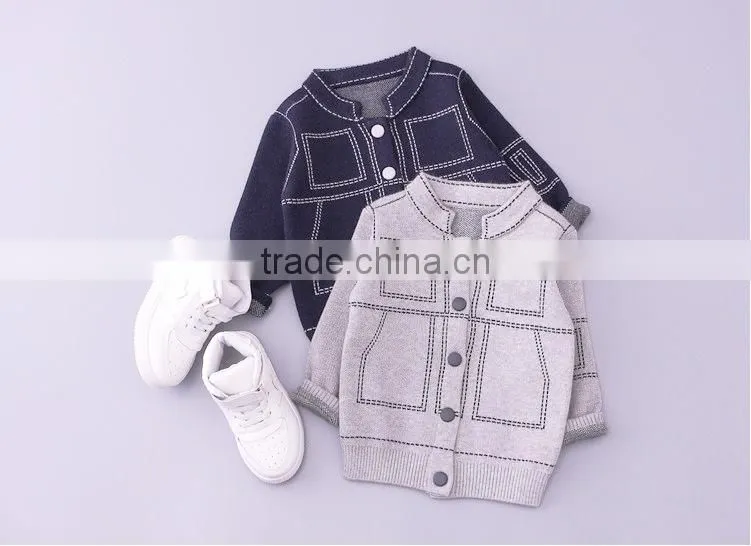 Fashion Design Boys Cotton Children Sweaters Knitting Kids Cardigan