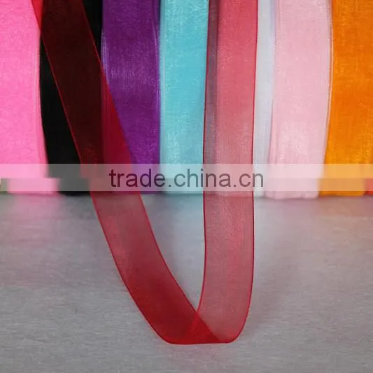 red organza ribbon