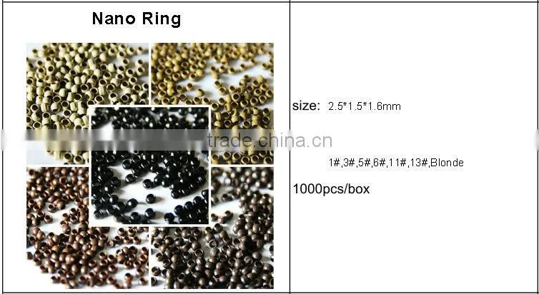 hair extension hot sale pure flared copper ring