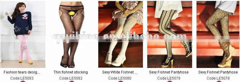 wholesale black fishnet japanese hot girls sexy stockings with bowknot