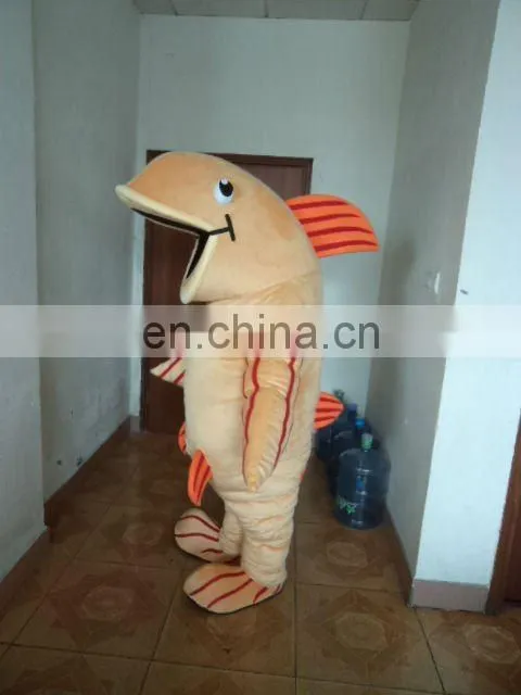 Custom fish mascot costume