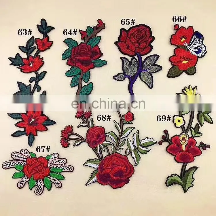 2017 rhinestone/beads embroidery hotfix applique star larges patches handmade iron on patches