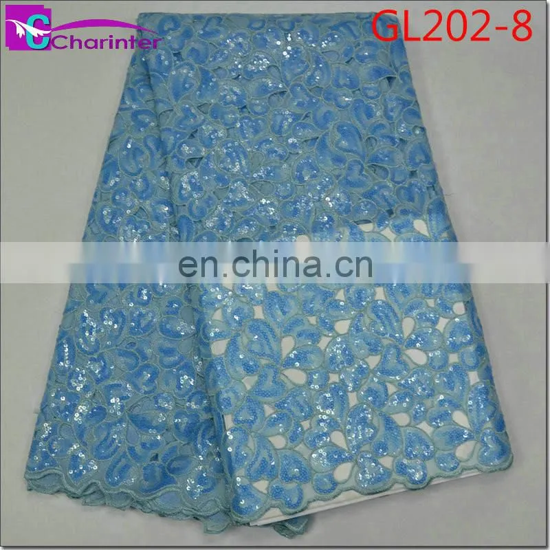 latest sale well african fashion organza lace fabrics GL202