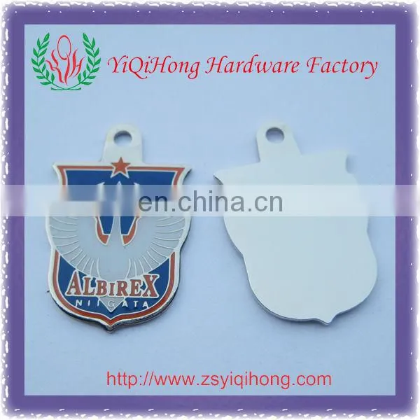 Glitter enamel dangler sports gold medal