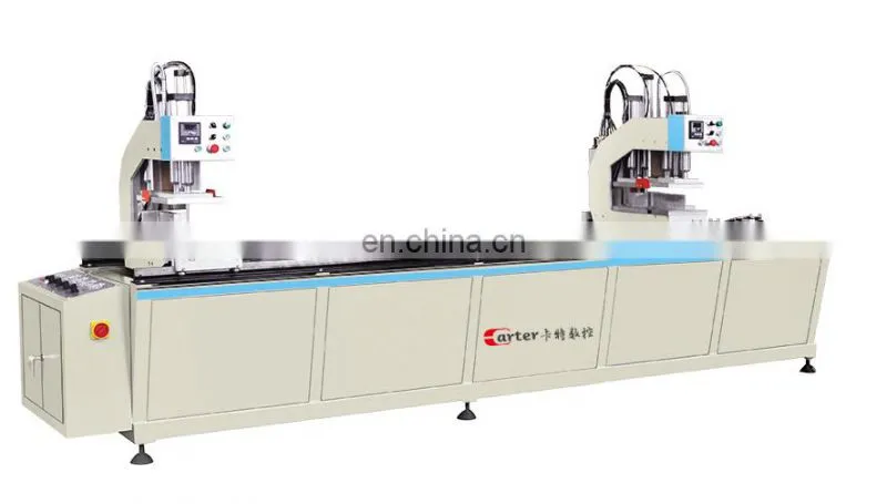 Jinan manufacturer two head pvc windows machinery for welding window profile machine