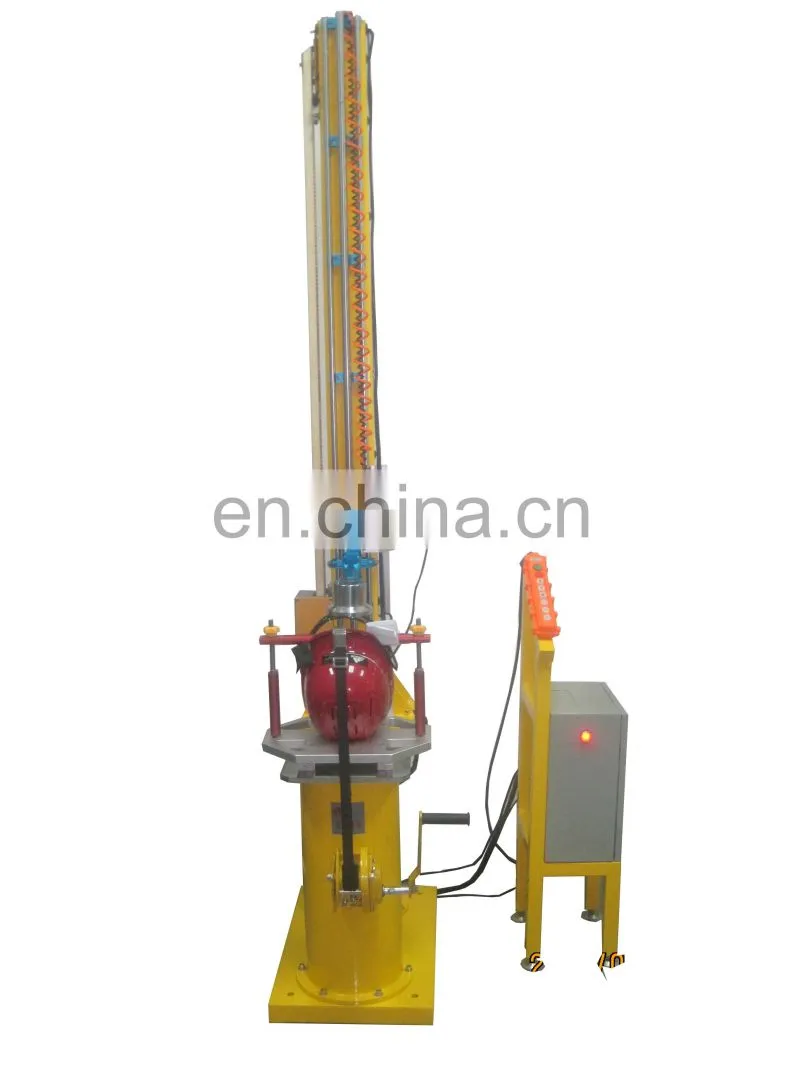 Helmet force transmit testing machine /Helmet crash testing machine /Helmet free fall guide testing equipment