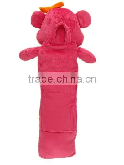 Cute monkey shaped removable car seat belt