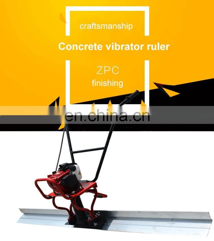 Handheld vibrating concrete vibrator GX35 screed ruler concrete screed leveling