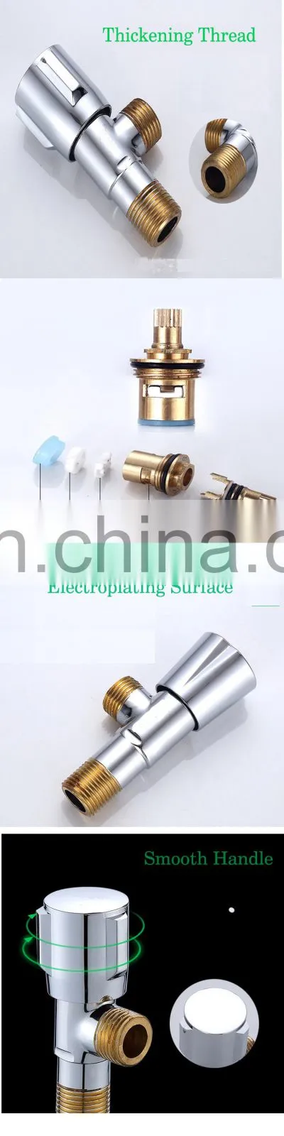 wholesale 12 inch 90 degree brass angle valve for kitchen