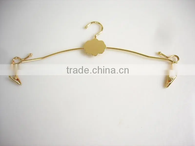 HF-089 Sexy Small Metal Hangers for underwear copper color
