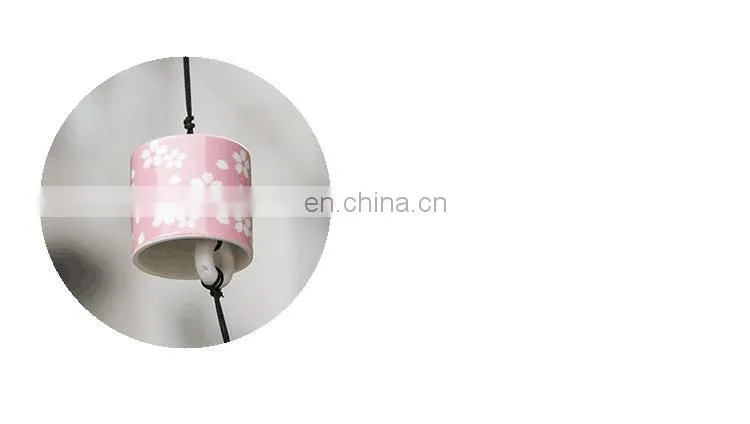 Japanese style indoor ceramic wind chimes wind chimes wholesale