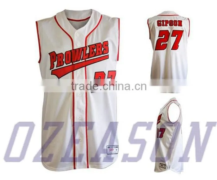 fashionable baseball jersey embroidered pattern and logo t-shirts for men/women training