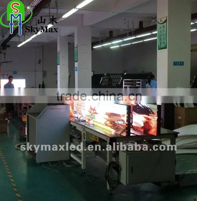 P7.62 indoor full color led banner advertising screen
