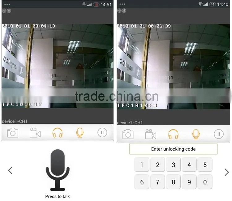 Night Vision Motion Detect Function IP Smart Home WiFi Video Door Phone with Free Android IOS APP for Remote Unlocking Your Door