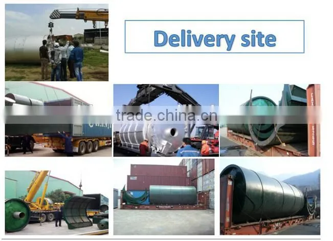 Pyrolysis plant for plastic and waste engine oil , tyre pyrolysis machine , pyrolysis reactor