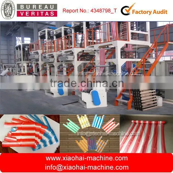 plastic table cloth two colour film extruder