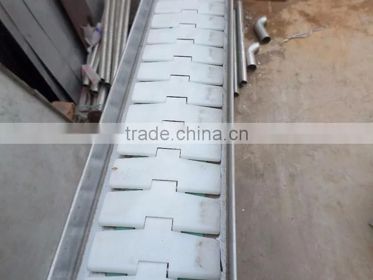 stainless steel plate link conveyor for food industry manufacturer