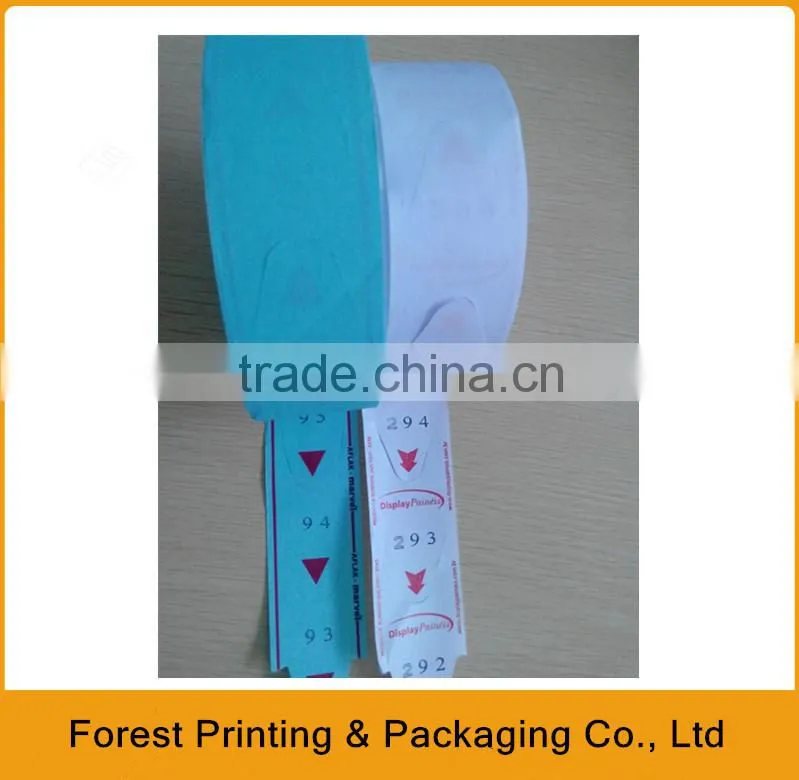 2014 paper queue ticket printing in factory.