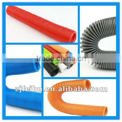 flexible orange pvc pipe