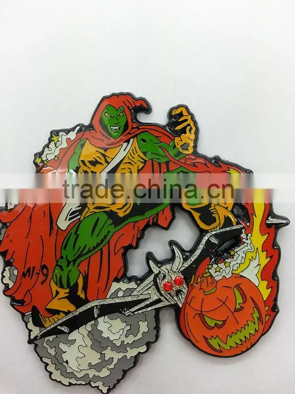 custom lapel pins no minimum/ soft enamel cartoon lapel pins