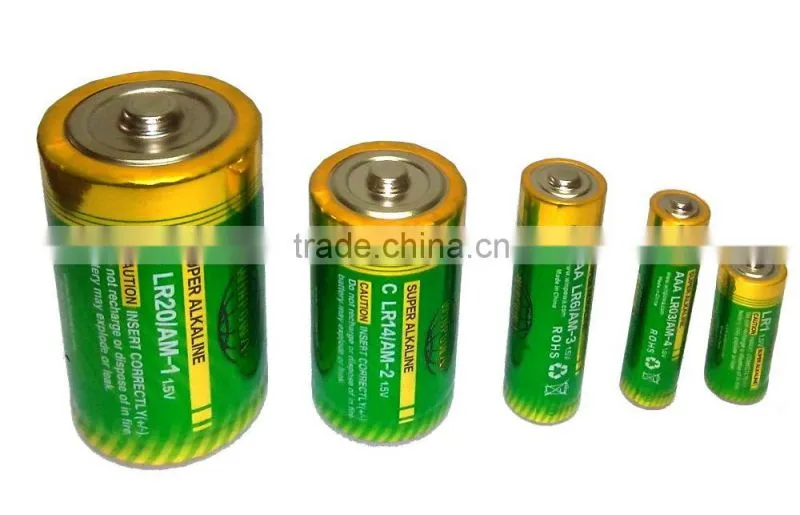 Super Alkaline AA Battery, LR6 dry battery