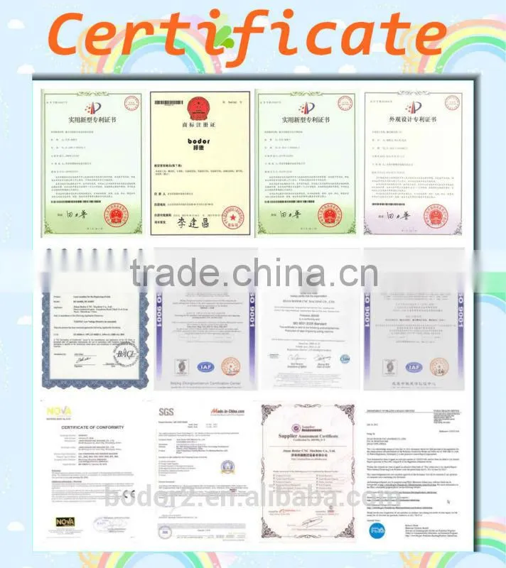1000W fiber metal laser cutter machine equipment