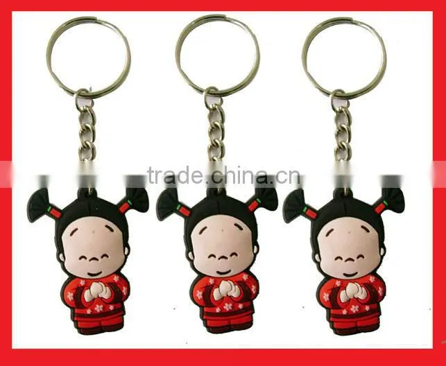 cheap custom made keychains, 3D PVC Keychain, new keychain designs