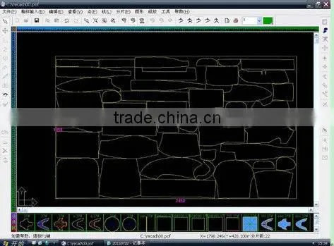 Ruizhou CNC cutting bed for auto-upholstery