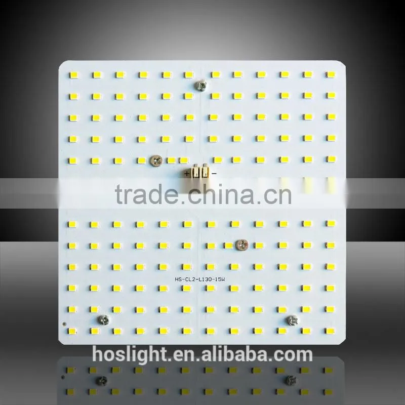 2835 modulo led 15w 220vac square aluminium led boards 130*130mm 15W/ free sample