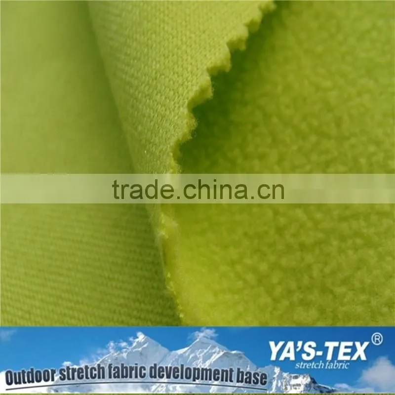 2016 Knitted Polar Fleece Fabric Waterproof Breathable Fabric Softshell Laminated Fabric For Suits