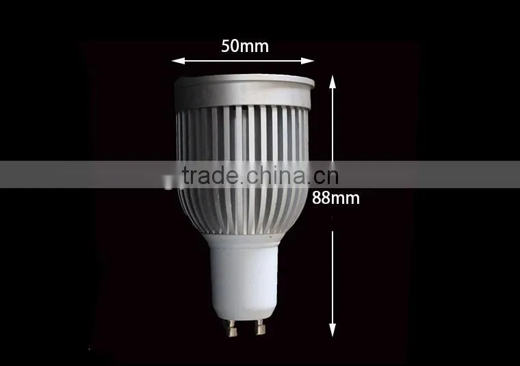 GU10 COB 230v led cob spotlight 3w 5w for Housing , led bulb warm white