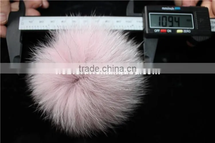 100/100 Real Fox Fur Pompom Lovely Fur Balls Garment Accessories