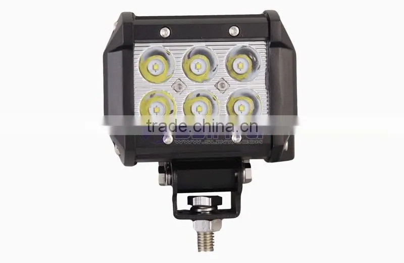 DC10-30V 6 LED 6000K Color Temperature 18W Offroad Light Bars