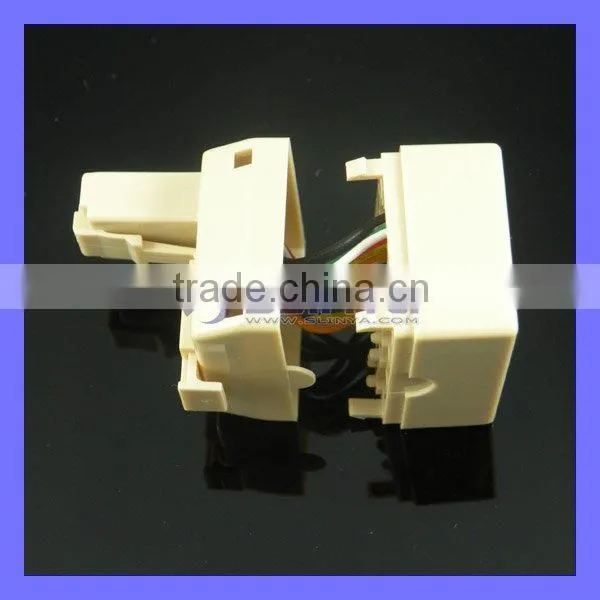 RJ45 8P8C Splitter Network Connector Plug to 2x Jack