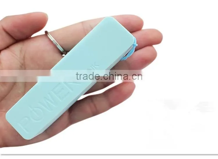 Hot sell Custom power bank with logo 2600mah