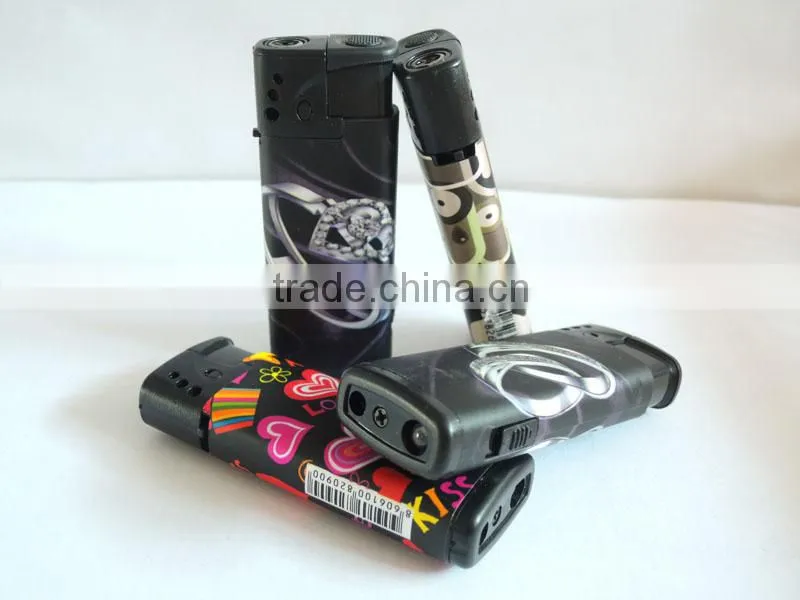Electron windproof jet torch cigar lighter branded led lighter