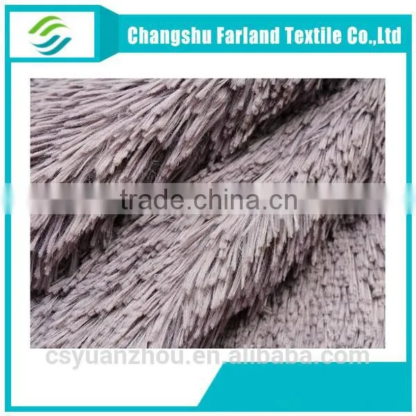 wholesale faux fur plain fabric fulffy