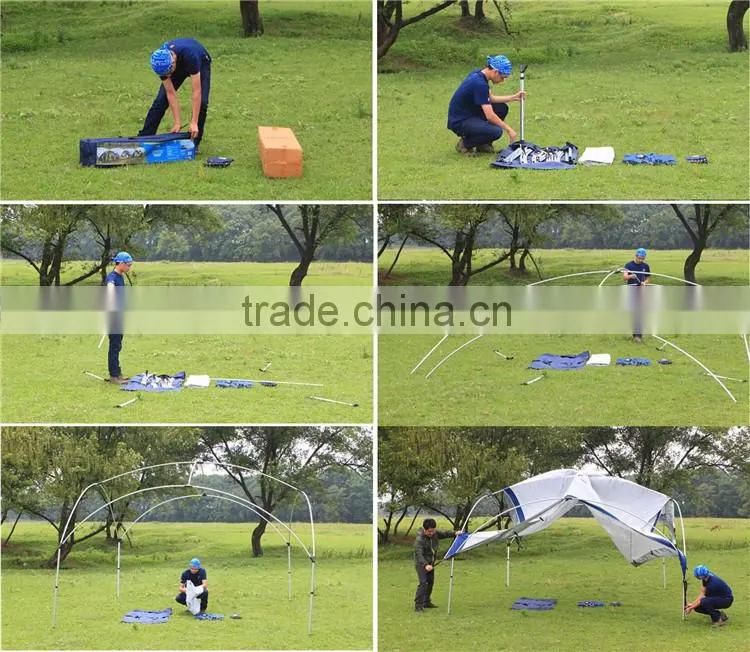 Good Quality Outdoor Large Ultra-Luxury Camping Sun foldable Beach Polyester Shelter