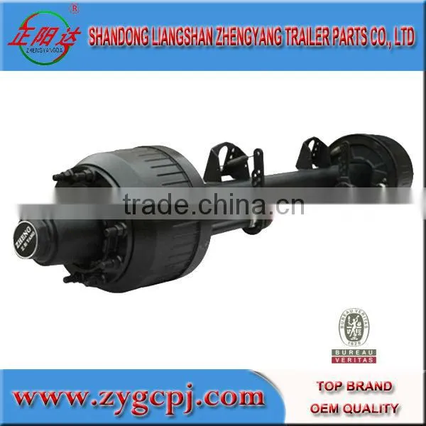 fuwa standard trailer axle for heavy drmper truck trailer