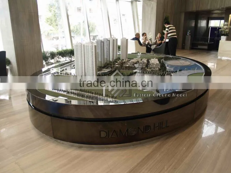 Architectural model/ miniature shipping mall scale model